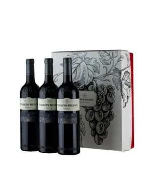 Estuche 3 botellas Ramón Bilbao reserva
