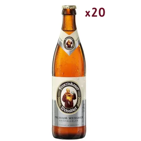 Franziskaner Weissbier Kristall-Klar Caja 20 uds 50cl