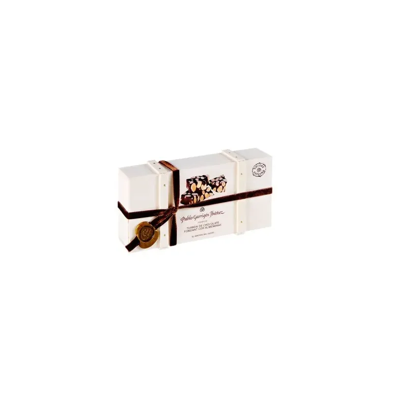 Turrón de chocolate fondant con almendras Premium Garrigós 300gr