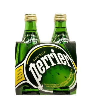 Agua Perrier 33cl. Caja-24 u Cristal.
