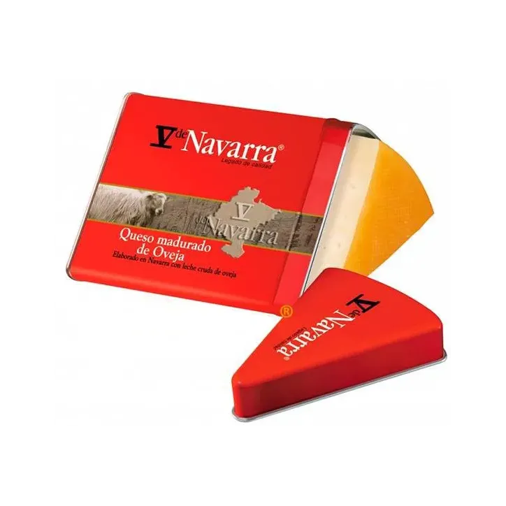 Cuña Queso La Navarra Lata Metálica 250grs