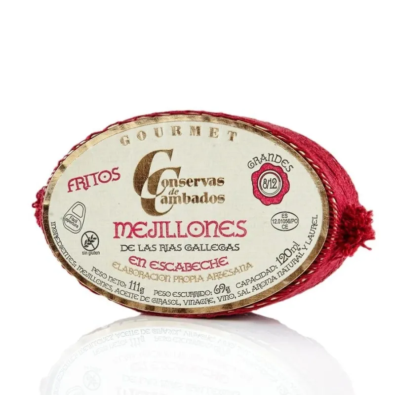 Mejillones Fritos Gourmet Cambados 10/14 und. 120ml.