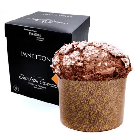 Panettone De Chocolate y Naranja Juanfran Asencio 550gr.
