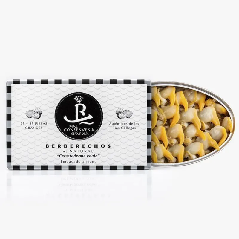 Berberechos Al Natural Grandes Real Conservera Española 120gr.
