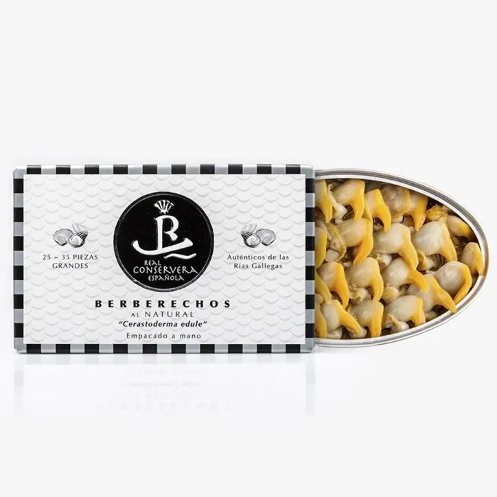 Berberechos Al Natural Grandes Real Conservera Española 120gr.