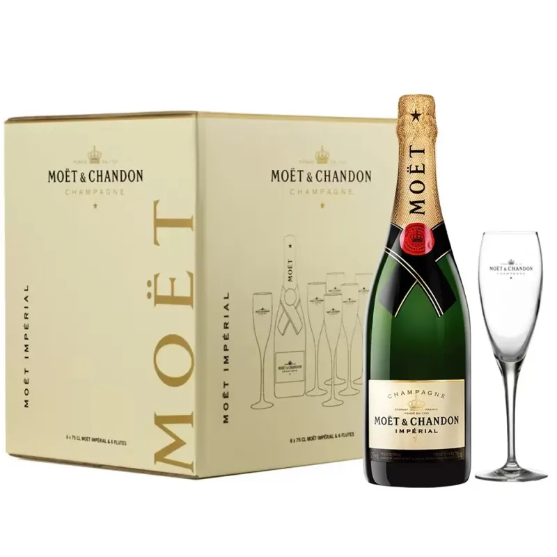 Moet & Chandon Brut Imperial Pack All In One +  6 Copas