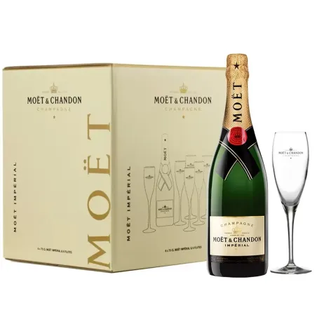 Moet & Chandon Brut Imperial Pack All In One +  6 Copas