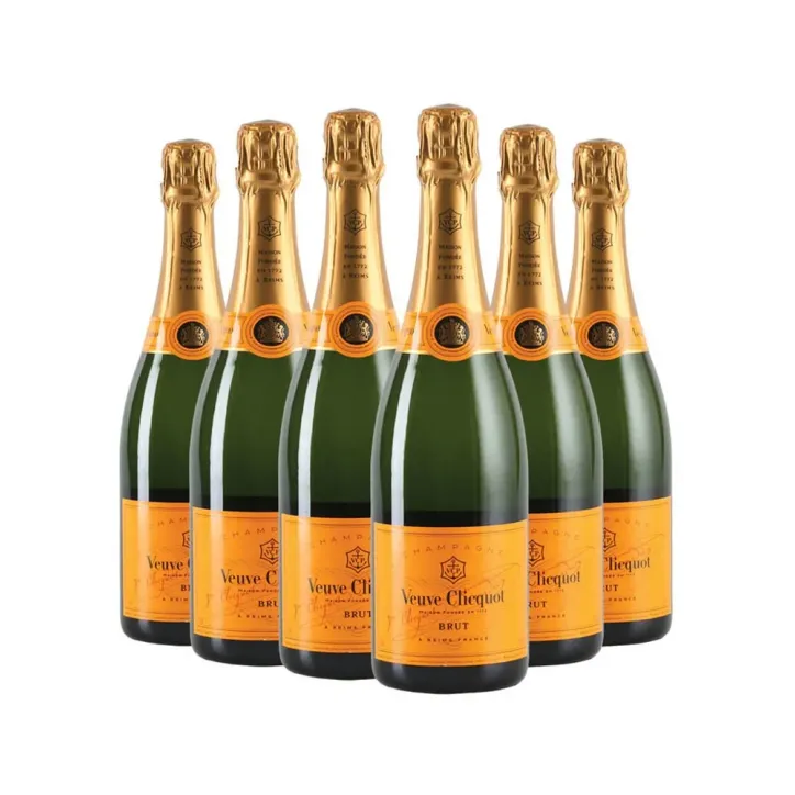 Veuve Clicquot Yellow Label 6 Pack .