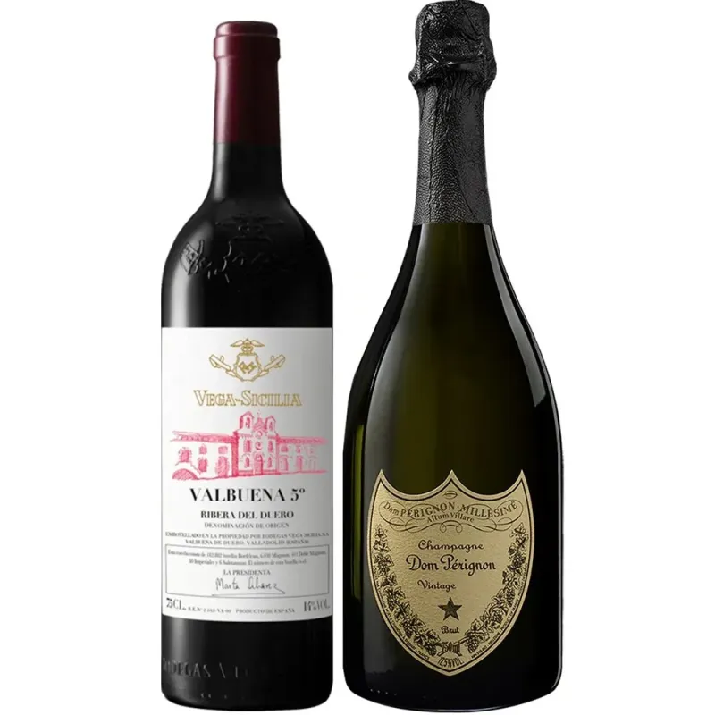 Pack Vega Sicilia Valbuena & Dom Perignon