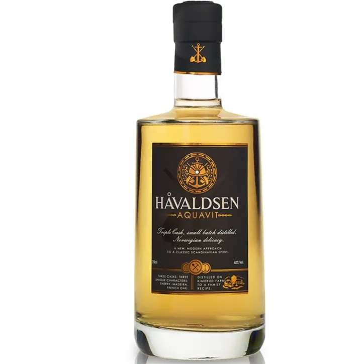 KIMERUD HAVALDSEN AQUAVIT TRIPLE CASK GIN ( NORWAY )