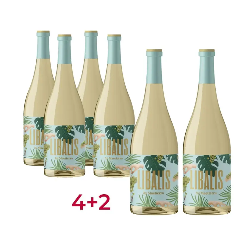 Pack Libalis White 4+2 de regalo