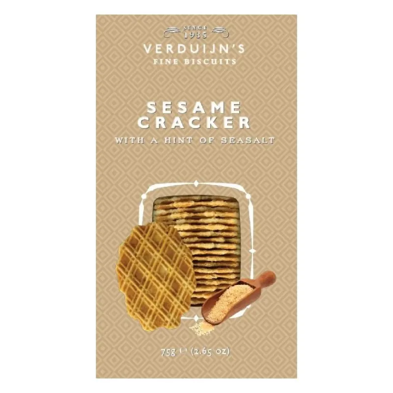 Crackers Sésamo y Sal - Verduijn's 75gr.