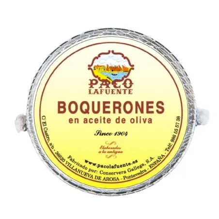 Boquerones en aceite de oliva Paco Lafuente