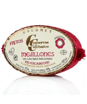 Mejillones Fritos Gourmet Cambados 6/8 und. 120ml.