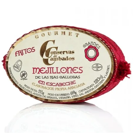 Mejillones Fritos Gourmet Cambados 4/6 und. 120ml.