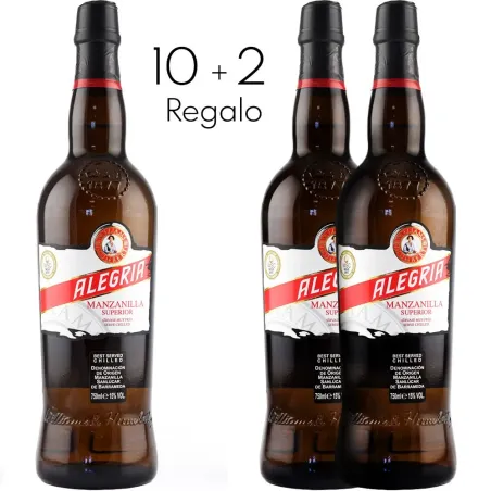 Pack Feria de Abril: 10 Manzanillas Alegria + 2 de Regalo