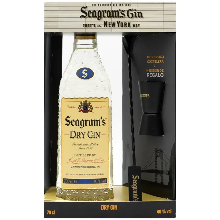 Seagram's Estuche Jigger y Cuchara de Regalo