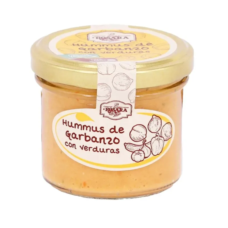 Hummus de Garbanzo con Verduras Rosara 125GR.