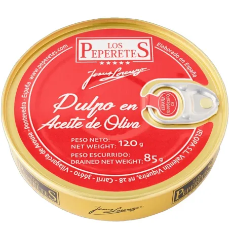Pulpo en aceite de oliva Peperetes 120gr.