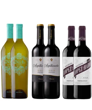 Pack 6 botellas Albariño - Rioja