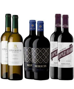 Pack 6 botellas Wine Lovers