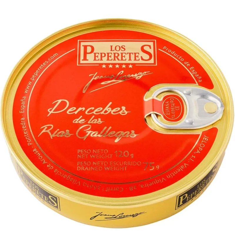 Percebes de las Rias Gallegas los Peperetes 120gr.