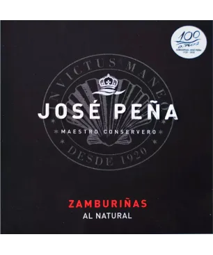 Zamburiñas al Natural José Peña Premium 110gr