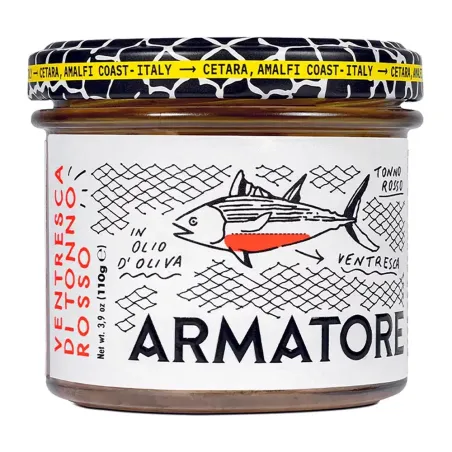 Ventresca Tono Rosso Atún Rojo en Aceite de Oliva Armatore 110gr