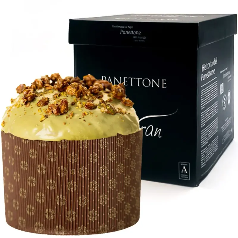 Panettone Relleno de Crema De Pistacho Juanfran Asencio 730gr.