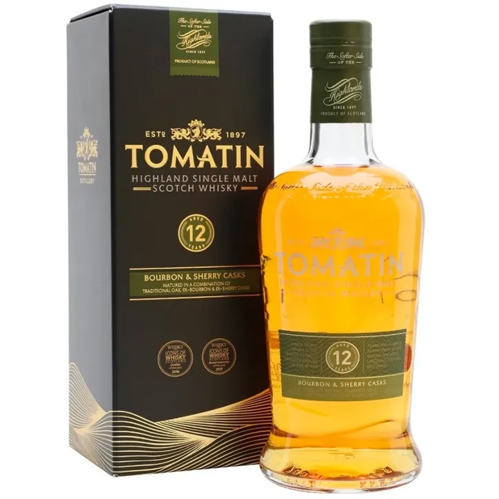 Tomatin Single Malt Whisky 12 Años Miniatura