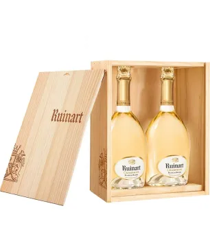 Estuche de madera 2 Ruinart Blanc de Blancs
