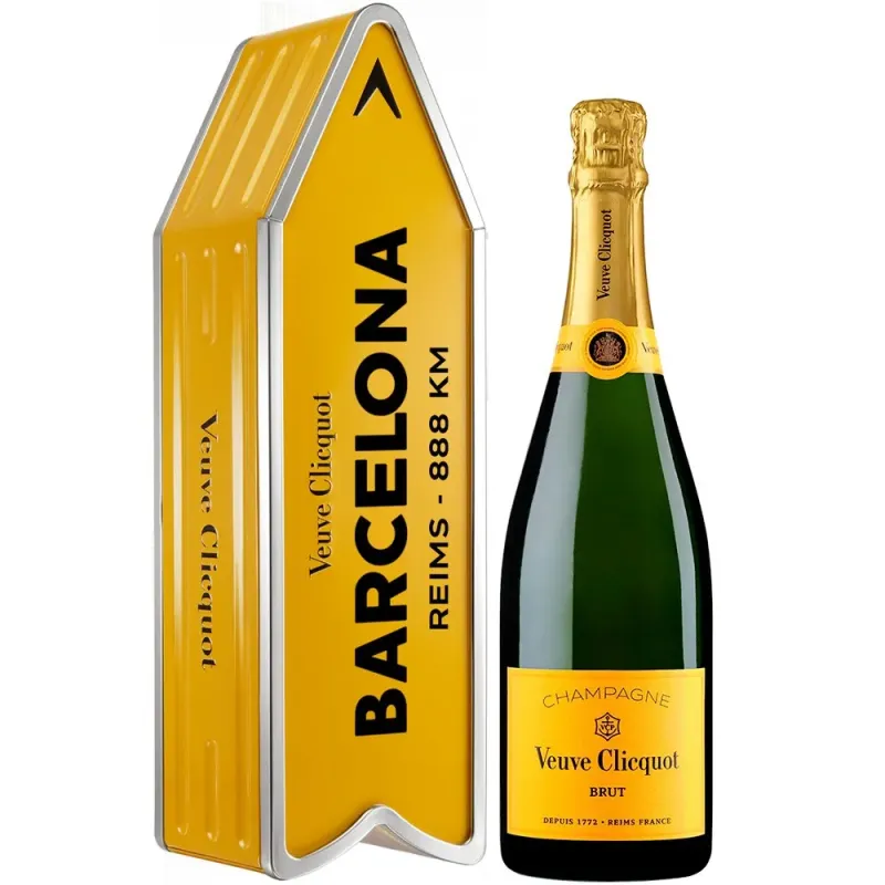 Veuve Clicquot Brut Estuchado Arrow Barcelona