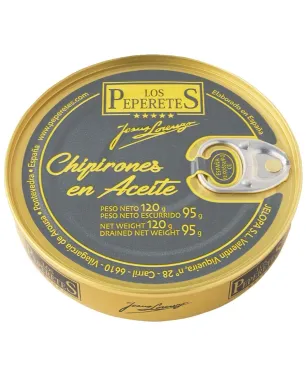 Chipirones en Aceite de Oliva Los Peperetes 120gr.