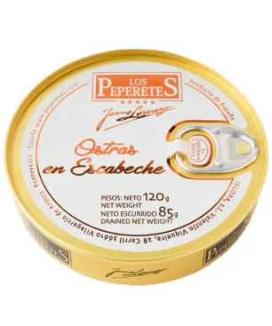 Ostras a la Gallega Los Peperetes 120gr.
