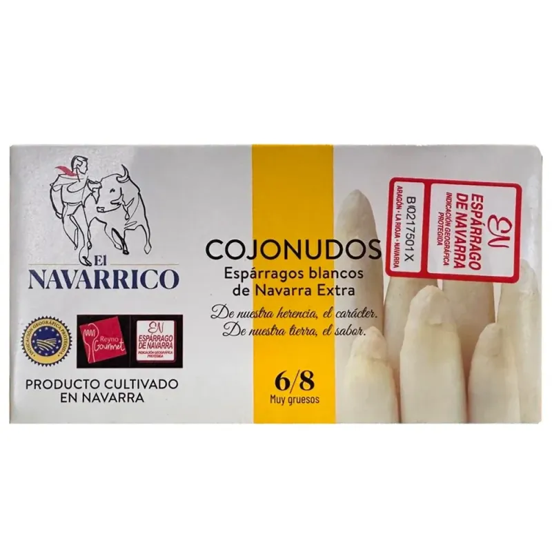 Esparragos Blancos Extra Lata 6/8 El Navarrico 425ml