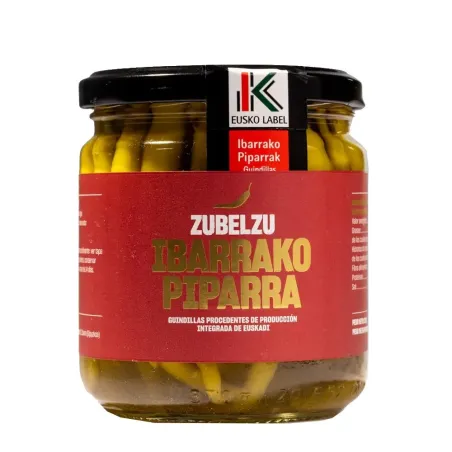 Guindilla Ibarrako Piparrak Zubelzu 300gr