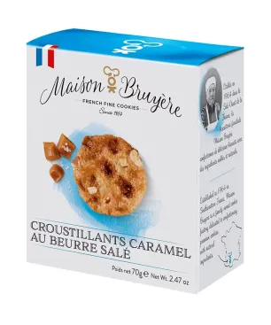 Maison Bruyere Croustillants Caramel au Beurre Sale 70g