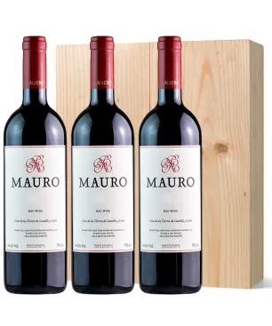 Estuche Madera 3 Mauro Crianza 2023