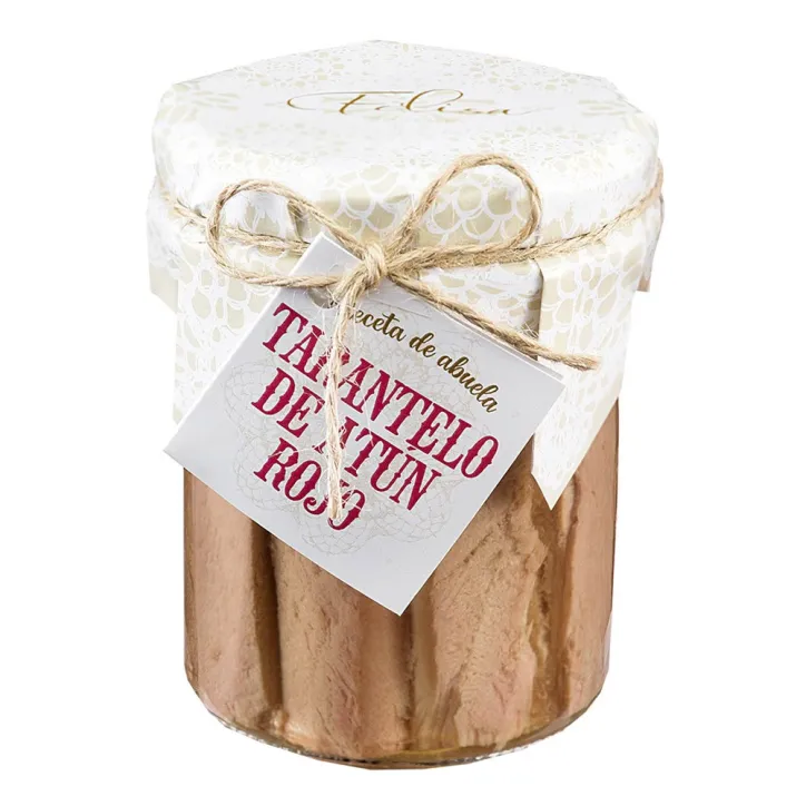 Tarantelo de Atun Rojo Felisa en tarro de cristal de 350gr.