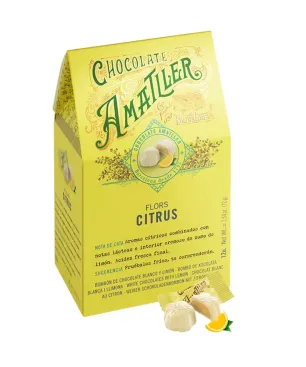 Amatller Bombones Flors Chocolate Blanco y Citrus 72gr.
