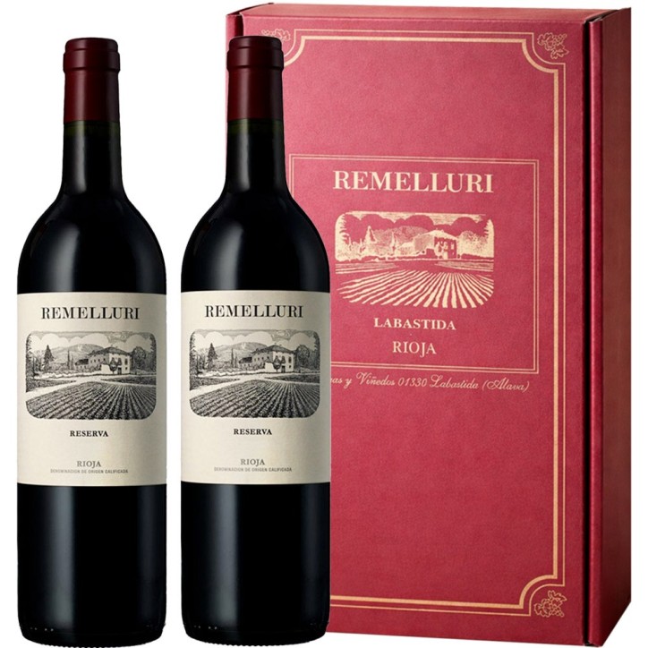 Estuche 2 botellas Remelluri Reserva 2017