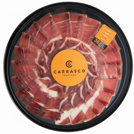 Jamón de Carrasco 100% Bellota Loncheado a Cuchillo Plato Redondo 100gr