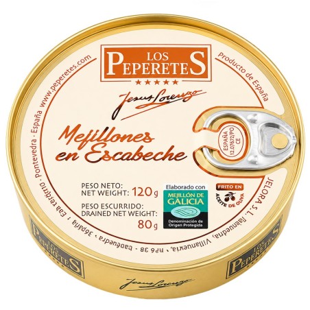 Mejillones Peperetes 6/8 120gr.