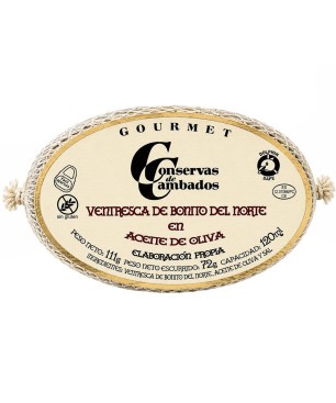 Ventresca de Bonito en Aceite de Oliva de Cambados 120ml
