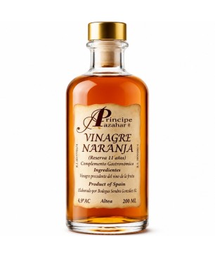 Vinagre de Naranja Principe de Azahar Reserva 11 años 200ml.
