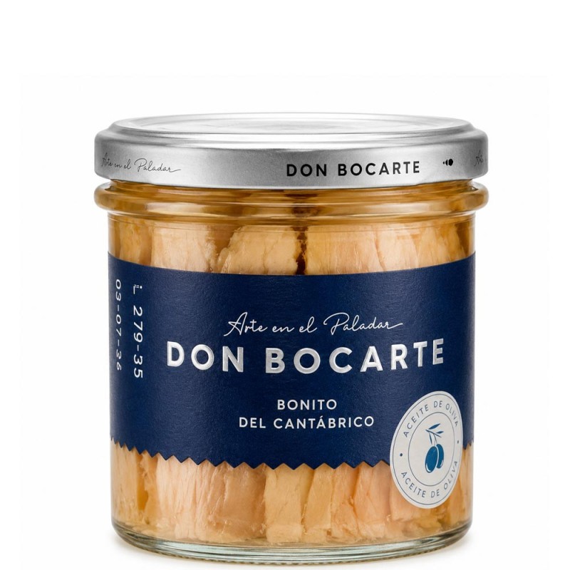 Bonito del Norte Don Bocarte en tarro de cristal de 220gr